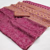 Chanderi By Rajyog Chanderi Ajrkah Kalamkari Printed Saree Exporters In India